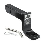 For 2011-2016 Chrysler Town & Country Trailer Hitch Tow PKG w/ 4-Flat Wiring + Ball Mount w/ 4" Drop + 2" Ball + Wiring Bracket + Hitch Lock + Hitch Cover By Draw-Tite