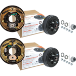 Lippert 3,500 lb Self-Adjusting Electric Trailer Brakes and Pre-Greased Hubs