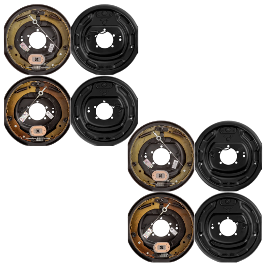 Lippert 4-Pack 12 x 2 Forward Self-Adjusting Electric Trailer Brake Assemblies