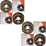 Lippert 4-Pack 12 x 2 Forward Self-Adjusting Electric Trailer Brake Assemblies