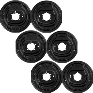 Lippert 6-Pack 12 x 2 Forward Self-Adjusting Electric Trailer Brake Assembly for Triple Axle