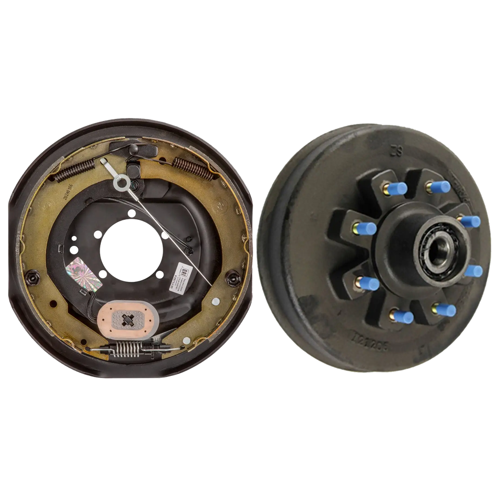 Lippert 12x2 LH Brake & 12" Hub-Drum 7K/8K Hybrid Bundle, 8-on-6.5