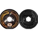 Lippert 12x2 RH self‑adjusting brake with 12 inch 6‑lug drum hub 6K axle compatible with Dexter AL‑KO Rockwell