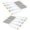 Lippert 3,500 lb Tandem Axle Suspension Kit (1.75" Tube, 4,000 lb Leaf, Tall Equalizer) Lippert Tandem Axle 3,500 lb 1.75" Tube Suspension Kit, 4,000 lb Leaf Springs, Tall Equalizer