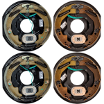 Lippert 3,500-lb tandem-axle electric brake & 10″ hub-drum kit, Dexter, AL-KO, Rockwell compatible