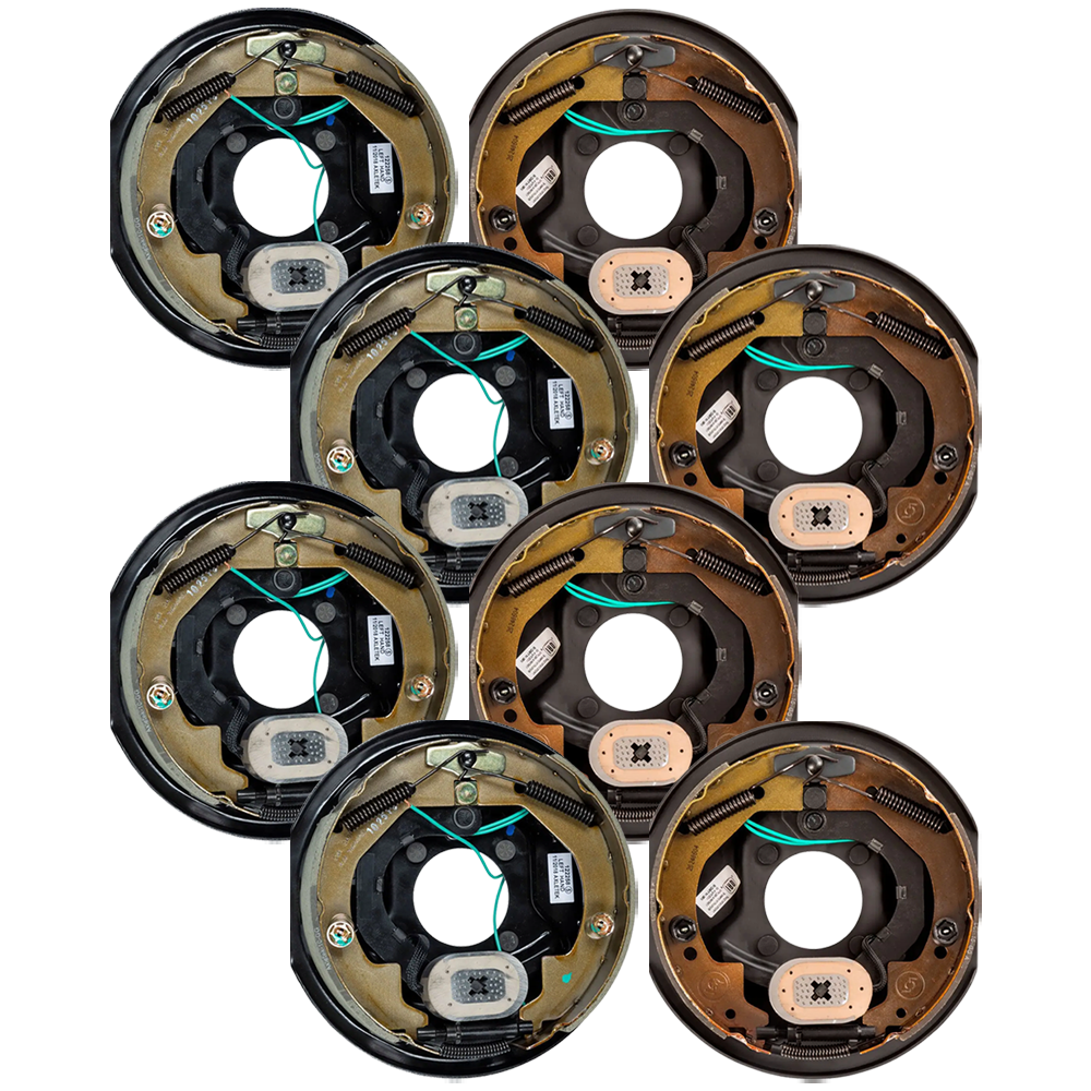 Lippert 8-pack 10 x 2.25 electric trailer brake assemblies for 3,500 lb axles