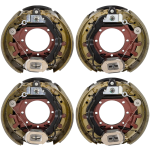 Lippert 12K 4-Pack 12.25 x 5 inch Electric Trailer Brake Assemblies for Heavy-Duty Axles