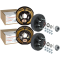 Lippert 12x2 Electric Trailer Brake & 8 on 6.5 Hub Assemblies for 7K Axles
