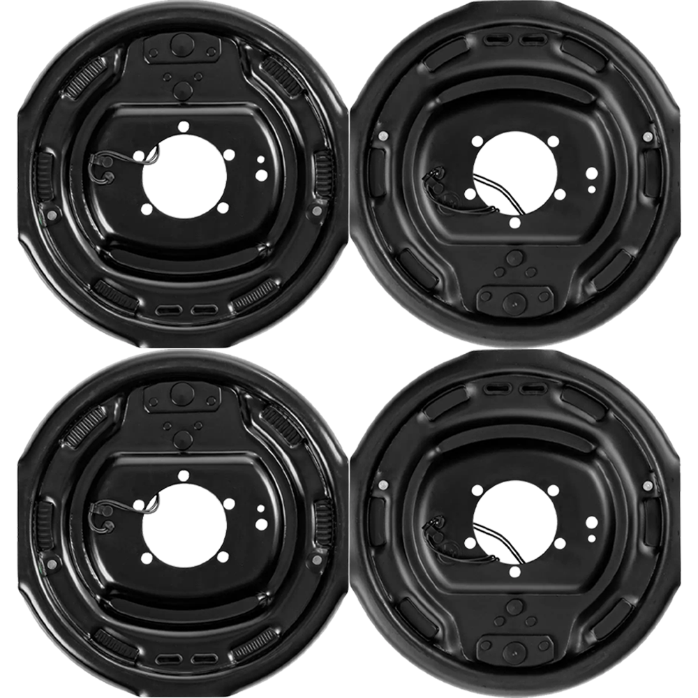 Lippert 4-Pack 12" x 2" Electric Trailer Brake Assemblies for Tandem Axles (Left & Right), 5.2K-7K lbs