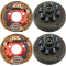 Lippert 8K electric brake assemblies (12.25 × 3.38) & threaded hubs (8‑on‑6.5, 5/8 studs) kit, Dexter / Alko compatible