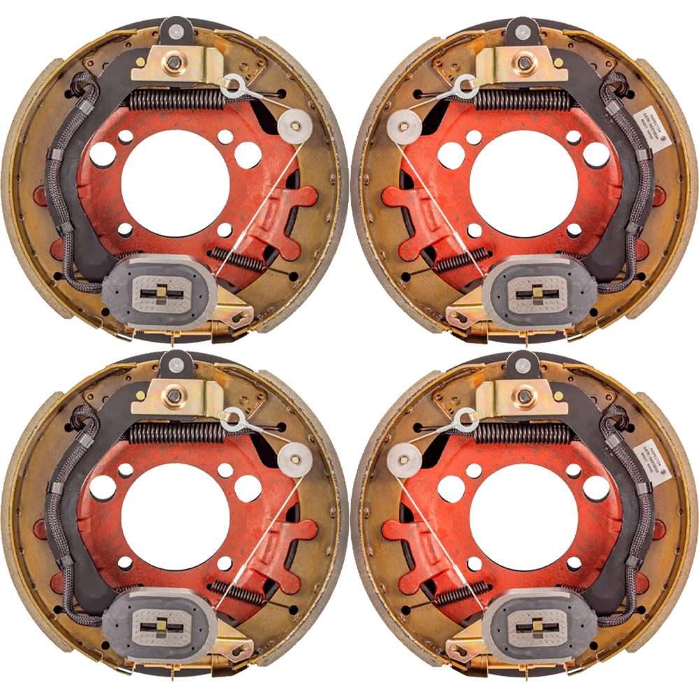 Lippert 8K tandem-axle electric brake assemblies & threaded hubs kit 12.25 × 3.38 – Dexter compatible