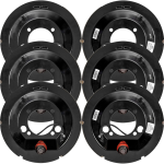 Lippert 8K triple‑axle 12.25×3.38 electric brakes & 8‑on‑6.5 threaded hub kit Dexter Alko Rockwell