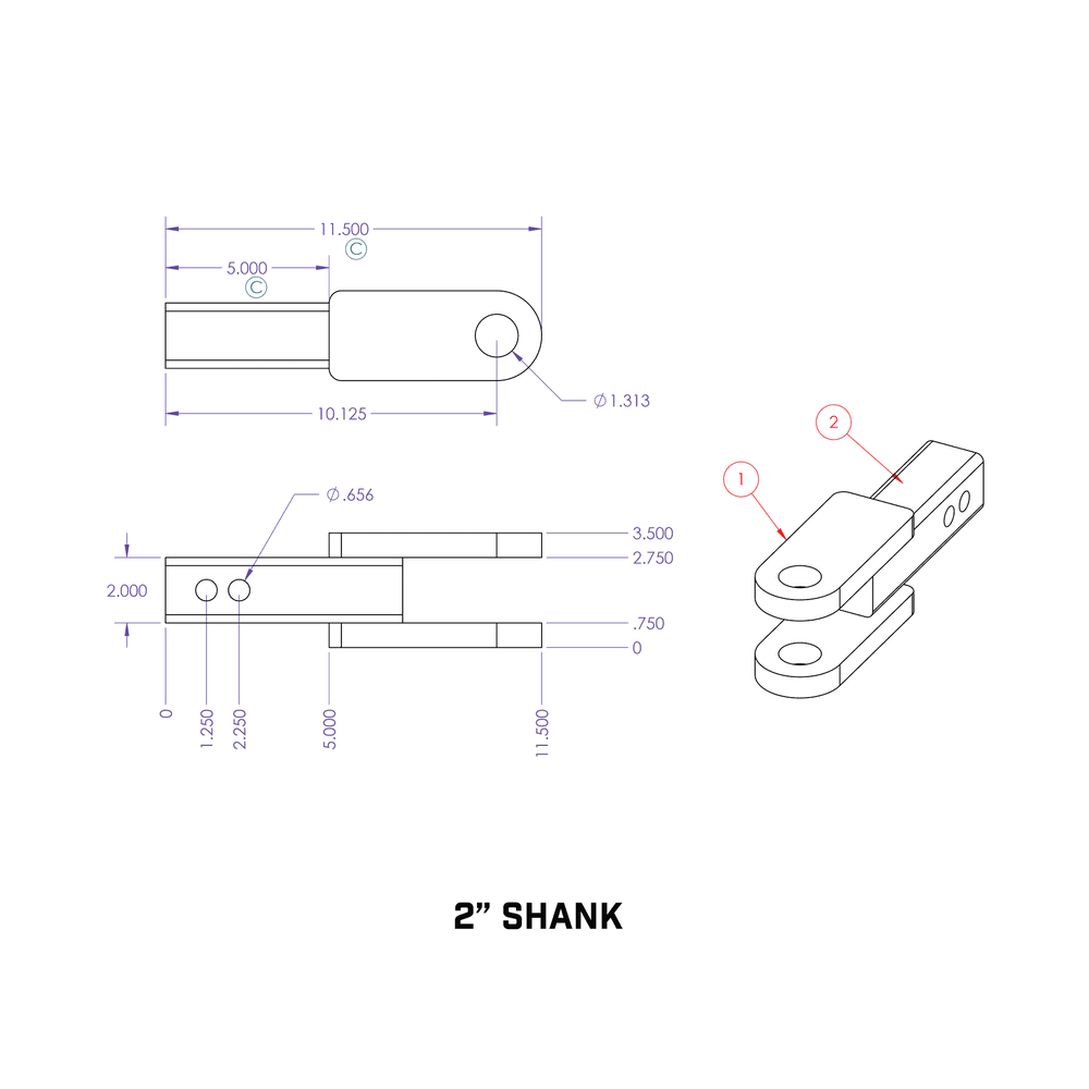 Gen-Y 16K Hammer Strap Hitch – Clevis Mount for 2-Inch Receiver Gen-Y 16K Clevis Hitch with Hammer Strap for 2" Receiver – Heavy Duty Steel