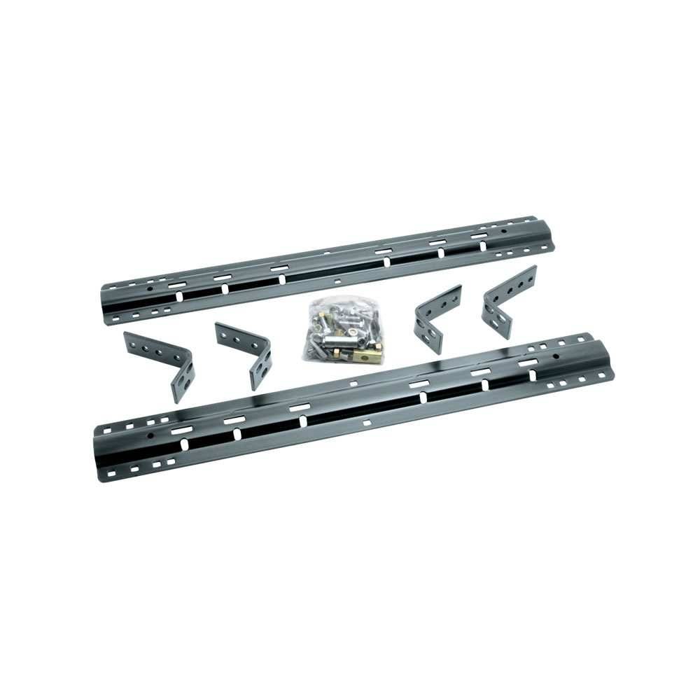 Reese Dual Jaw 16K 5th Wheel Hitch Fifth Wheel Round Tube Slider Unit Base Rail Kit Brakets and Hardware4 Pins and 4 Clips 30047A 50024 30035 Reese Reese Dual Jaw 16K Fifth Wheel Trailer Hitch Round Tube Slider and Rails 99-19 Chevrolet Silverado GMC Sie Reese Dual Jaw 16K Fifth Wheel Trailer Hitch w/ Round Tube Slider and Rails For 99-19 Chevrolet Silverado GMC Sierra 1500 2500 3500 Truck Base Rail Kit 5th Wheel Brackets Hardware