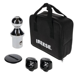 Reese Goose Box 20K Gen 3 with Safety Chains and GM Pop-In Gooseneck Ball for Lippert and Fabex