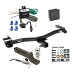 Custom Fit Trailer Hitch Wiring Harness (Requires Splicing) 2" Drop Ball-Mount w/ Locking Pin/Clip 2" Chrome Ball Rubber Hitch Plug Cover Installation Hardware Installation Instructions 33008 119178 7005111 7010 Reese Trailer Tow Hitch 98-03 To Reese Trailer Tow Hitch For 98-03 Toyota Sienna Deluxe Package Wiring 2" Ball Mount and Lock