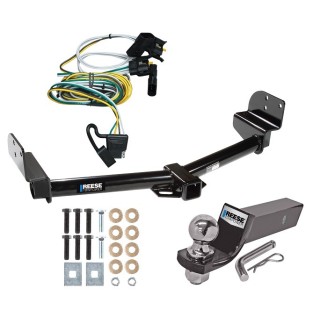 Custom Fit Trailer Hitch Wiring Harness (Plug & Play) 2" Drop Ball-Mount w/ Pin/Clip 2" Chrome Ball Installation Hardware Installation Instructions 33031 118344 21536 Reese Trailer Tow Hitch 02-03 Explorer 4 Dr. Mountaineer 03-04 Aviator Pa Reese Trailer Tow Hitch For 02-03 Ford Explorer 4 Dr. Mountaineer 03-04 Aviator Package w/ Wiring and 2" Ball
