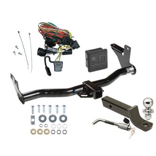 Custom Fit Trailer Hitch Wiring Harness (Plug & Play) 2" Drop Ball-Mount w/ Locking Pin/Clip 2" Chrome Ball Rubber Hitch Plug Cover Installation Hardware Installation Instructions 33041 118360 7005111 7010 Reese Trailer Tow Hitch 98-04 Isuzu Reese Trailer Tow Hitch For 98-04 Isuzu Rodeo 98-02 Honda Passport w/Under Vehicle Spare Deluxe Package Wiring 2" Ball Mount and Lock
