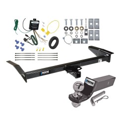 Reese Trailer Tow Hitch For 98-09 Ford Crown Victoria 81-11 Lincoln Town Car 98-11 Mercury Grand Marquis 03-04 Marauder Complete Package w/ Wiring and 2" Ball
