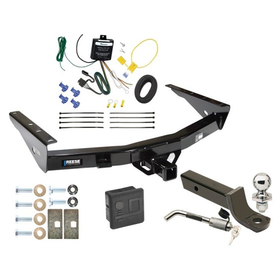 Custom Fit Trailer Hitch Wiring Harness (Requires Splicing) 2" Drop Ball-Mount w/ Locking Pin/Clip 2" Chrome Ball Rubber Hitch Plug Cover Installation Hardware Installation Instructions 33049 119148 7005111 7010 Reese Trailer Tow Hitch 03-06 To Reese Trailer Tow Hitch For 03-06 Toyota Tundra without Factory Towable Bumper Deluxe Package Wiring 2" Ball Mount and Lock