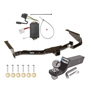 Custom Fit Trailer Hitch Wiring Harness (Plug & Play) 2" Drop Ball-Mount w/ Pin/Clip 2" Chrome Ball Installation Hardware Installation Instructions 33075 118248 21536 Reese Trailer Tow Hitch 04-07 Toyota Highlander Complete Package Wiring an Reese Trailer Tow Hitch For 04-07 Toyota Highlander Complete Package w/ Wiring and 2" Ball