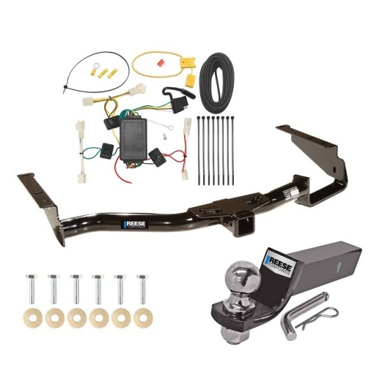 Custom Fit Trailer Hitch Wiring Harness (Plug & Play) 2" Drop Ball-Mount w/ Pin/Clip 2" Chrome Ball Installation Hardware Installation Instructions 33075 118478 21536 Reese Trailer Tow Hitch 04-06 Lexus RX330 07-09 RX350 Complete Package Wi Reese Trailer Tow Hitch For 04-06 Lexus RX330 07-09 RX350 Complete Package w/ Wiring and 2" Ball