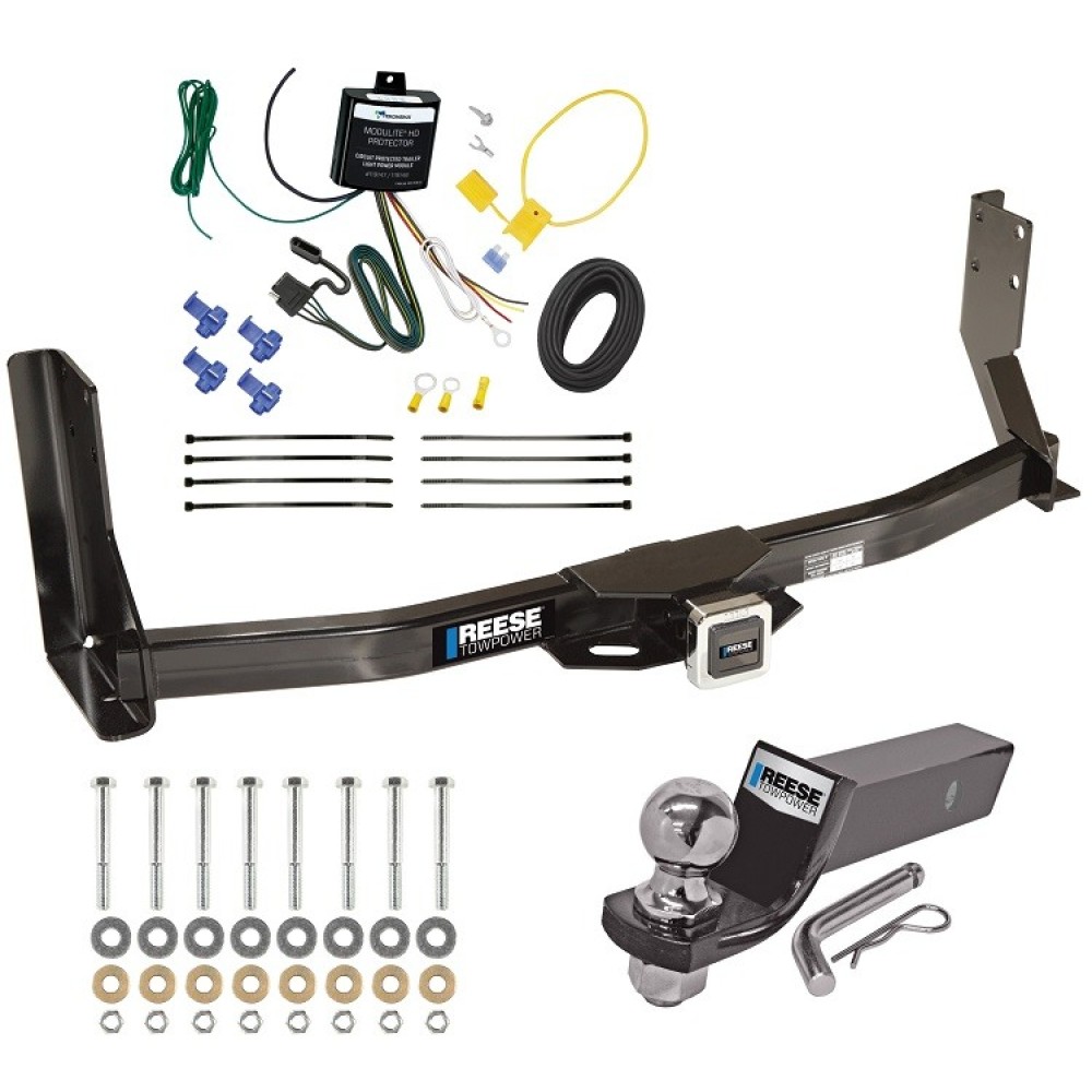 Custom Fit Trailer Hitch Wiring Harness (Requires Splicing) 2" Drop Ball-Mount w/ Pin/Clip 1-7/8" Chrome Ball Installation Hardware Installation Instructions 75210 119148 23 63816 Draw-Tite Trailer Tow Hitch 03-06 Dodge Freightliner Sprinter 35 Reese Trailer Tow Hitch For 03-06 Dodge Freightliner Sprinter 2500 3500 Complete Package w/ Wiring and 2" Ball