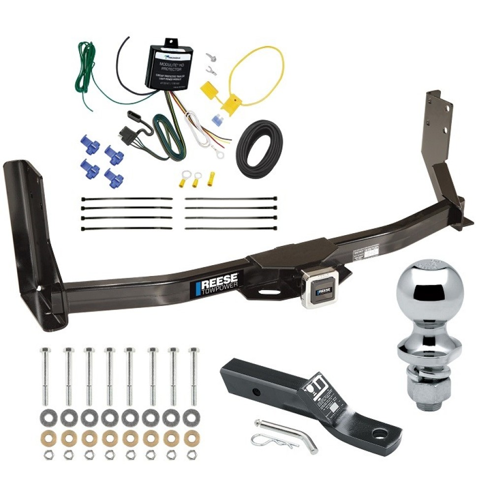 Custom Fit Trailer Hitch Wiring Harness (Requires Splicing) 2" Drop Ball-Mount w/ Pin/Clip 1-7/8" Chrome Ball Installation Hardware Installation Instructions 75210 119148 23 63816 Draw-Tite Trailer Tow Hitch 03-06 Dodge Freightliner Sprinter 35 Reese Trailer Tow Hitch For 03-06 Dodge Freightliner Sprinter 2500 3500 Complete Package w/ Wiring and 1-7/8" Ball