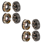 Lippert 10″ manual-adjust electric brake & bare hub kit for tandem 4,400 lb trailer axles, 6 on 5.5 pattern, Dexter / Al-Ko / Rockwell compatible