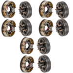 lippert 10 inch electric brake and bare hub drum kit triple axle dexter compatible