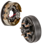 Lippert 10″ RH Brake & 6-Lug Hub-Drum Kit – 4,400-lb Axle Compatible with Dexter, AL-KO, Rockwell Lippert 10-inch right-hand electric brake assembly and 6-lug 4,400-lb hub drum kit compatible with Dexter, AL-KO & Rockwell axles