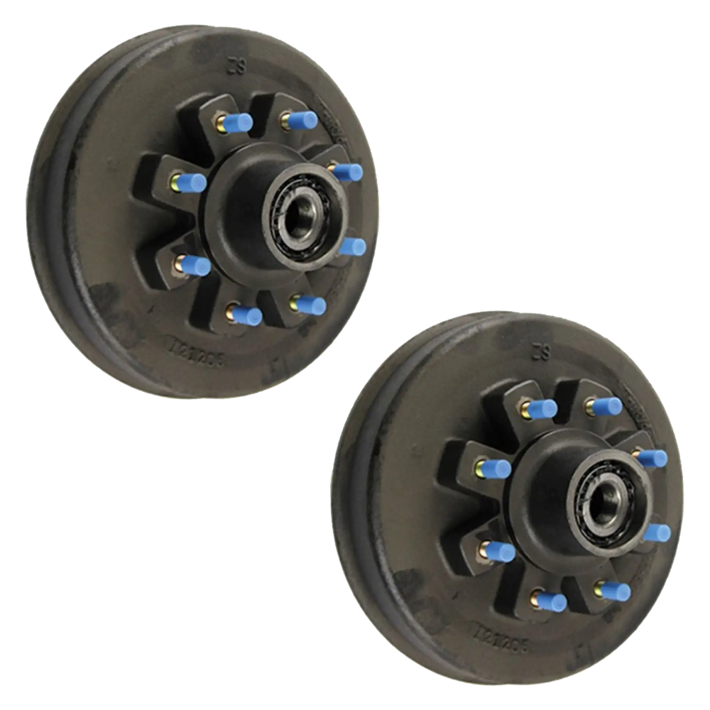 lippert dexter alko 8k hybrid axle brake drum hub assembly pair 8 on 6.5