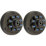 lippert 8k brake hub pair 8 on 6.5 5/8-18 fits dexter alko rockwell axles