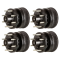 lippert 16k tandem axle electric brake hub drum kit 12-1/4 × 5 dexter al-ko rockwell compatible