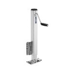 Fulton 2,500 lb Bolt-On Fixed Mount Trailer Jack with Drop Leg and Sidewind Handle