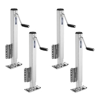 Fulton 2.5K Fixed Mount Bolt-On Trailer Jacks – 4x with Drop Leg, 28" Lift Fulton 2.5K Fixed Mount Trailer Jack with Drop Leg and 28" Lift – 4 Pack