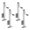 Fulton 2.5K Fixed Mount Bolt-On Trailer Jacks – 4x with Drop Leg, 28" Lift Fulton 2.5K Fixed Mount Trailer Jack with Drop Leg and 28" Lift – 4 Pack