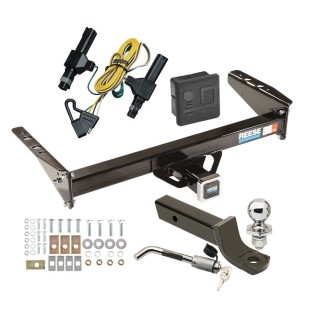 Custom Fit Trailer Hitch Wiring Harness (Plug & Play) 2" Drop Ball-Mount w/ Locking Pin/Clip 2" Chrome Ball Rubber Hitch Plug Cover Installation Hardware Installation Instructions 36047 118317 7005111 7010 Reese Trailer Tow Hitch 87-94 Dodg Reese Trailer Tow Hitch For 87-94 Dodge Dakota Deluxe Package Wiring 2" Ball Mount and Lock