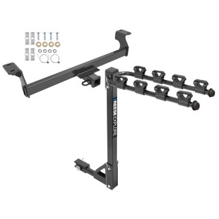 Custom Fit Trailer Hitch 4 Bike Carrier Installation Hardware Installation Instructions 06195 1393100G Reese Trailer Tow Hitch 20-22 Escape (Except Hybrid) tilt away adult or child arms fold down carrier 20 21 22 2020 2021 2022 Reese Trailer Tow Hitch For 20-24 Ford Escape (Except Hybrid) tilt away adult or child arms fold down carrier
