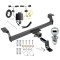 Custom Fit Trailer Hitch Draw-Bar w/ Pin/Clip Wiring Harness (Plug & Play) 2"Chrome Ball Installation Hardware Installation Instructions 361100 118816 63820 Draw-Tite Trailer Tow Hitch 20-22 Escape (Except Hybrid) Complete Package Wiring Draw Ba Trailer Tow Hitch For 20-24 Ford Escape (Except Hybrid) Complete Package w/ Wiring Draw Bar and 2" Ball