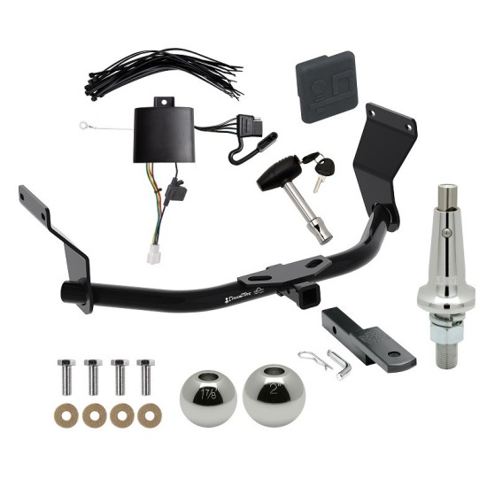Custom Fit Trailer Hitch Draw-Bar w/ Pin/Clip Wiring Harness (Plug & Play) Interchangeable 2" & 1-7/8" Ball Security Lock Pin Rubber Hitch Plug Cover Installation Hardware Installation Instructions 361140 118800 63802 580407 2211 Draw-T Trailer Tow Hitch For 19-25 Acura RDX With +12V Power Provision Ultimate Package w/ Wiring Draw Bar Kit Interchange 2" 1-7/8" Ball Lock and Cover