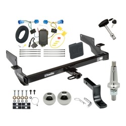 Trailer Tow Hitch For 06-11 Cadillac DTS Ultimate Package w/ Wiring Draw Bar Kit Interchange 2" 1-7/8" Ball Lock and Cover