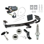 Custom Fit Trailer Hitch Draw-Bar w/ Pin/Clip Wiring Harness (Plug & Play) Interchangeable 2" & 1-7/8" Ball Security Lock Pin Rubber Hitch Plug Cover Installation Hardware Installation Instructions 362960 118334 63802 580407 2211 Draw-T Trailer Tow Hitch For 96-00 Chrysler Dodge Plymouth Town & Country Grand Caravan Voyager Ultimate Package w/ Wiring Draw Bar Kit Interchange 2" 1-7/8" Ball Lock and Cover