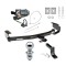 Trailer Tow Hitch For 96-00 Chrysler Dodge Plymouth Town & Country Grand Caravan Voyager Complete Package w/ Wiring Draw Bar and 1-7/8" Ball