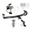 Trailer Tow Hitch For 01-03 Chrysler Town & Country Voyager Dodge Grand Caravan Complete Package w/ Wiring Draw Bar and 1-7/8" Ball