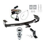 Custom Fit Trailer Hitch Draw-Bar w/ Pin/Clip Wiring Harness (Plug & Play) 2" Chrome Ball Installation Hardware Installation Instructions 362960 118376 63820 Draw-Tite Trailer Tow Hitch 01-03 Chrysler Dodge Town & Country Complete Package Wi Trailer Tow Hitch For 01-03 Chrysler Dodge Town & Country Complete Package w/ Wiring Draw Bar Kit and 2" Ball