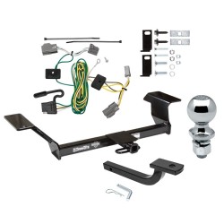 Trailer Tow Hitch For 06-09 Buick Lucerne Except Super & Special Edition Complete Package w/ Wiring Draw Bar Kit and 2" Ball