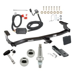 Trailer Tow Hitch For 98-08 Subaru Forester Class 2 Ultimate Package w/ Wiring Draw Bar Kit Interchange 2" 1-7/8" Ball Lock and Cover Trailer Tow Hitch For 98-08 Subaru Forester Class 2 Ultimate Package w/ Wiring Draw Bar Kit Interchange 2" 1-7/8" Ball Lock and Cover