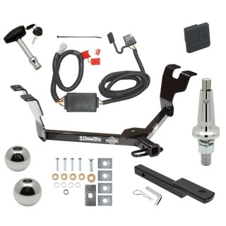 Custom Fit Trailer Hitch Draw-Bar w/ Pin/Clip Wiring Harness (Plug & Play) Interchangeable 2" & 1-7/8" Ball Security Lock Pin Rubber Hitch Plug Cover Installation Hardware Installation Instructions 363340 118461 63802 580407 2211 Draw-T Trailer Tow Hitch For 05-07 Subaru Legacy 05-09 Outback Wagon Ultimate Package w/ Wiring Draw Bar Kit Interchange 2" 1-7/8" Ball Lock and Cover