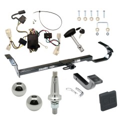 Trailer Tow Hitch For 02-06 Toyota Camry 4 Dr. Sedan Ultimate Package w/ Wiring Draw Bar Kit Interchange 2" 1-7/8" Ball Lock and Cover Trailer Tow Hitch For 02-06 Toyota Camry 4 Dr. Sedan Ultimate Package w/ Wiring Draw Bar Kit Interchange 2" 1-7/8" Ball Lock and Cover